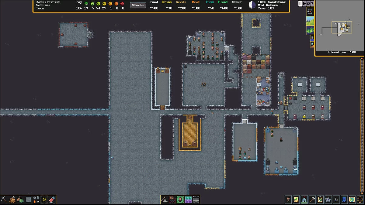 Скриншоты из Dwarf Fortress / Картинка 12