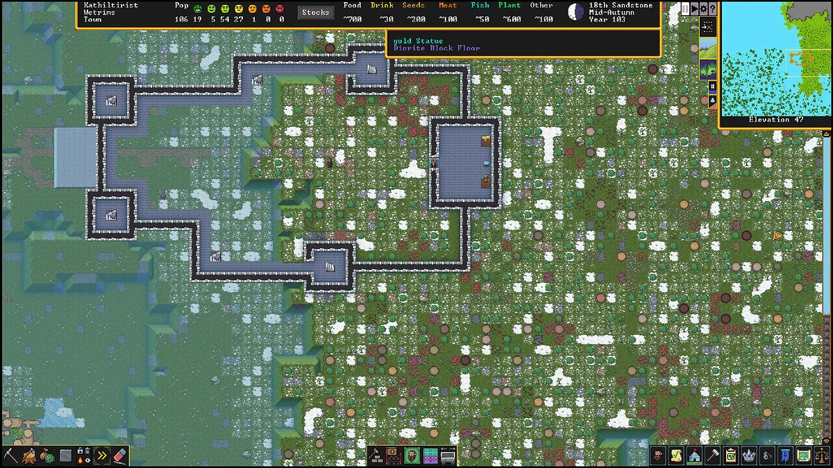 Скриншоты из Dwarf Fortress / Картинка 15
