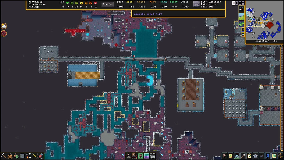 Скриншоты из Dwarf Fortress / Картинка 16