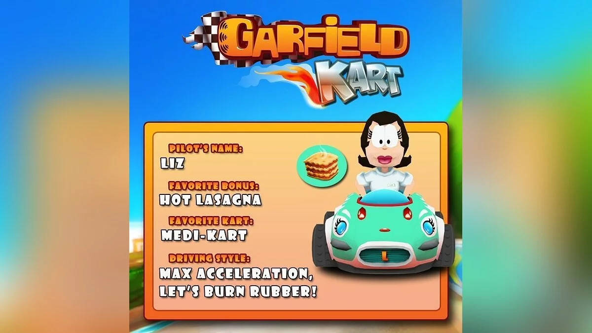 Скриншоты из Garfield Kart / Картинка 1