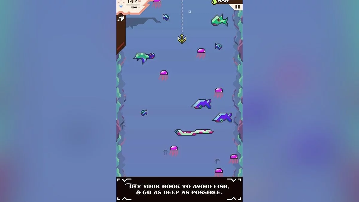 Скриншоты из Ridiculous Fishing / Картинка 7