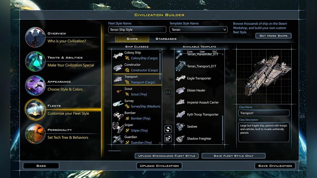 Скриншоты из Galactic Civilizations 3 / Картинка 38