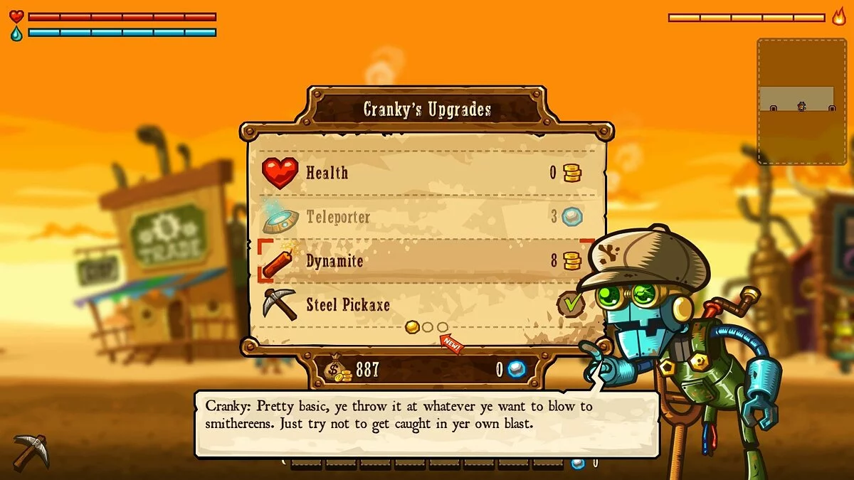 Скриншоты из SteamWorld Dig / Картинка 17