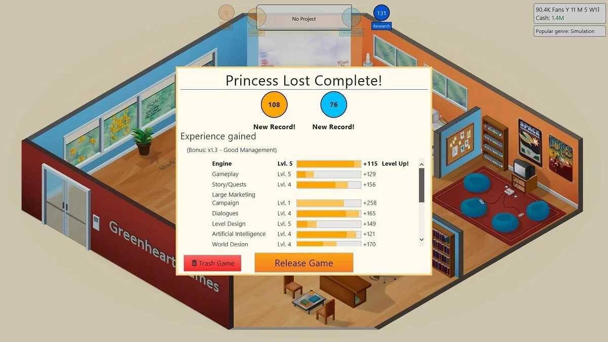 Скриншоты из Game Dev Tycoon / Картинка 7