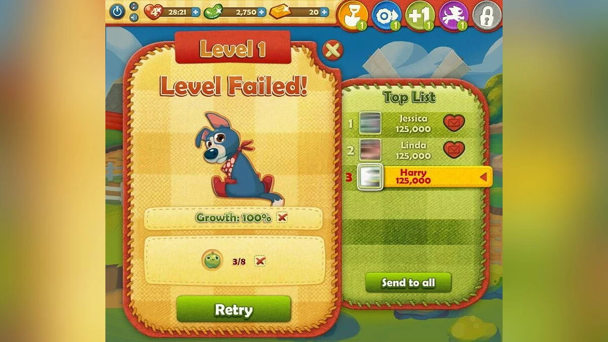 Скриншоты из Farm Heroes Saga / Картинка 35