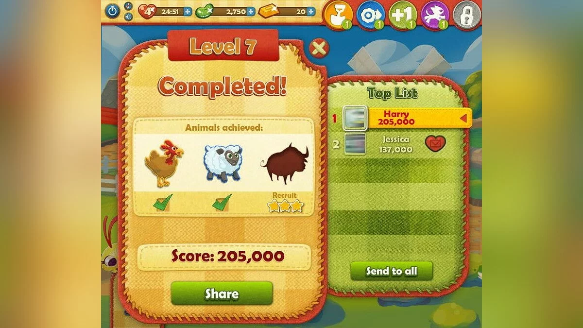 Скриншоты из Farm Heroes Saga / Картинка 42