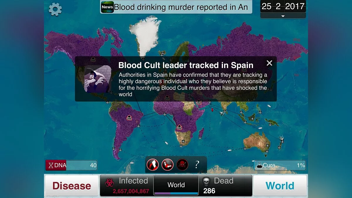 Скриншоты из Plague Inc: Evolved / Картинка 8
