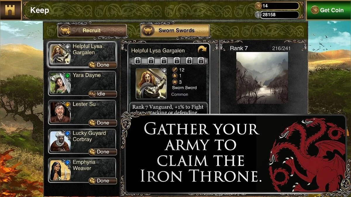 Скриншоты из Game of Thrones Ascent / Картинка 18