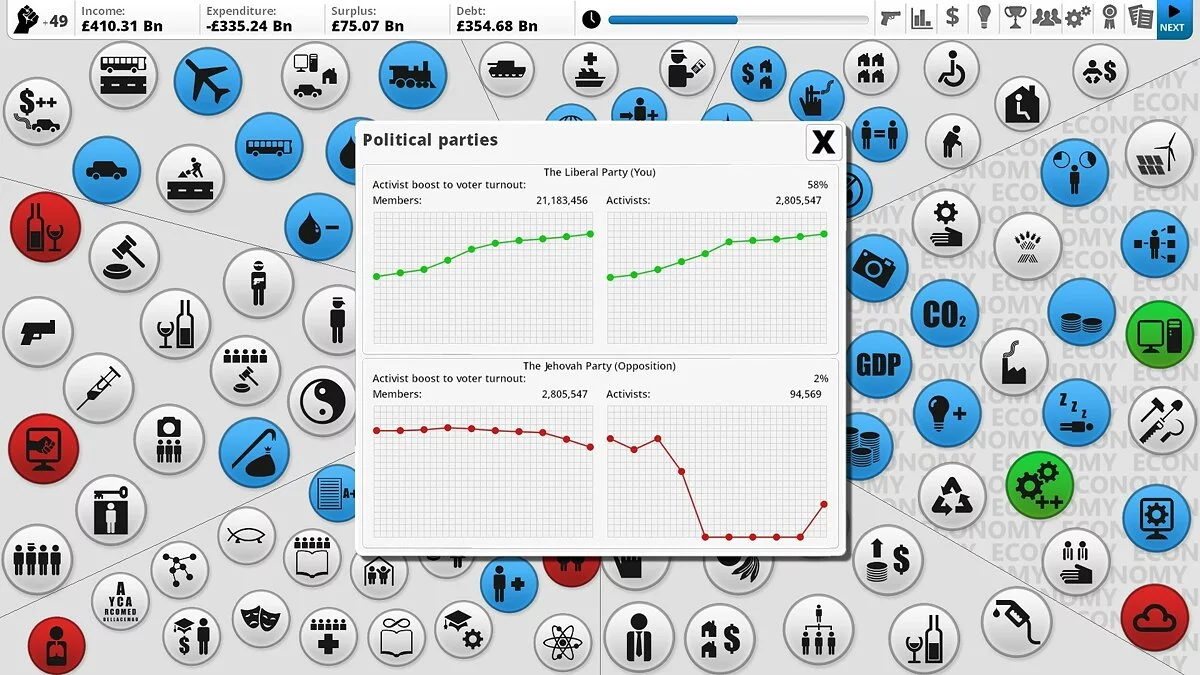 Скриншоты из Democracy 3 / Картинка 38