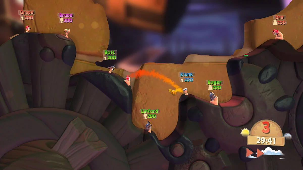 Скриншоты из Worms Battlegrounds / Картинка 3