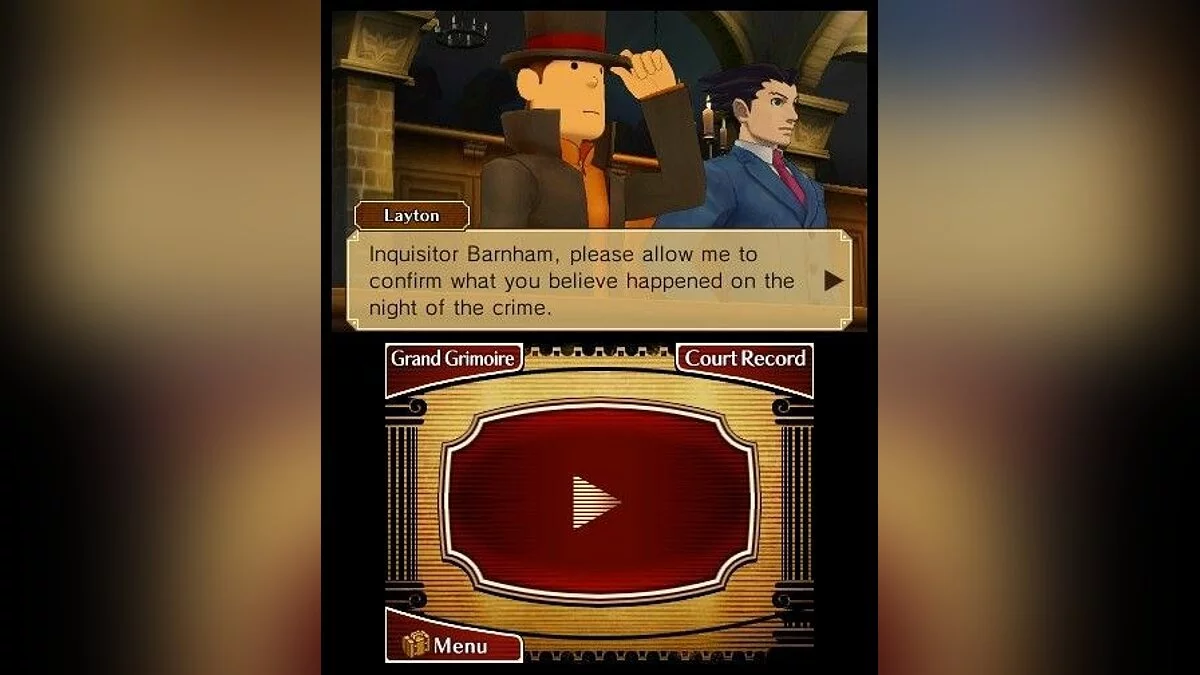 Скриншоты из Professor Layton vs. Phoenix Wright: Ace Attorney / Картинка 8
