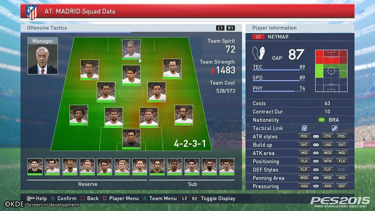 Скриншоты из Pro Evolution Soccer 2015 / Картинка 21