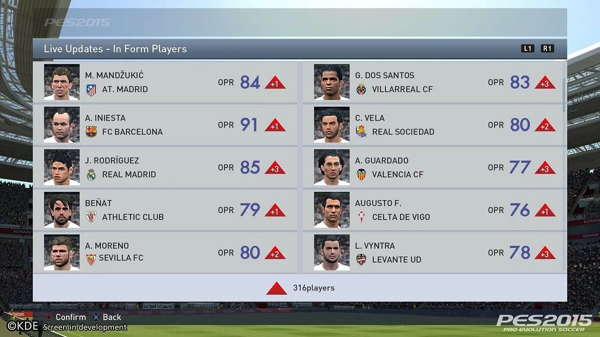 Скриншоты из Pro Evolution Soccer 2015 / Картинка 23