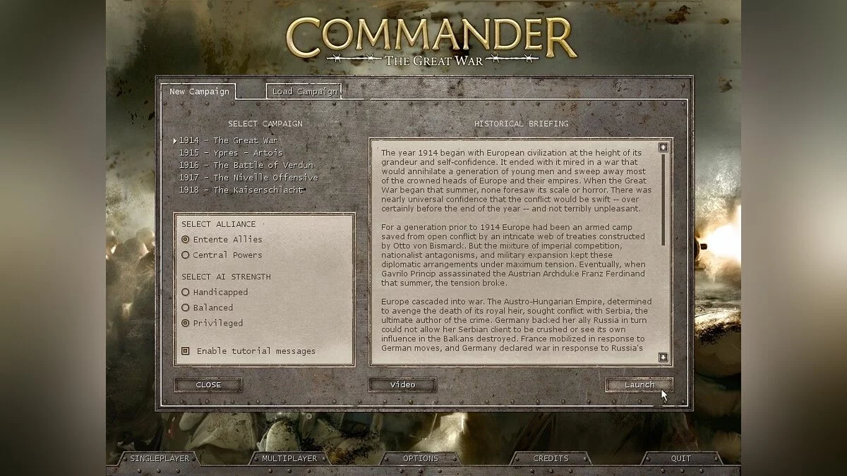 Скриншоты из Commander: The Great War / Картинка 13
