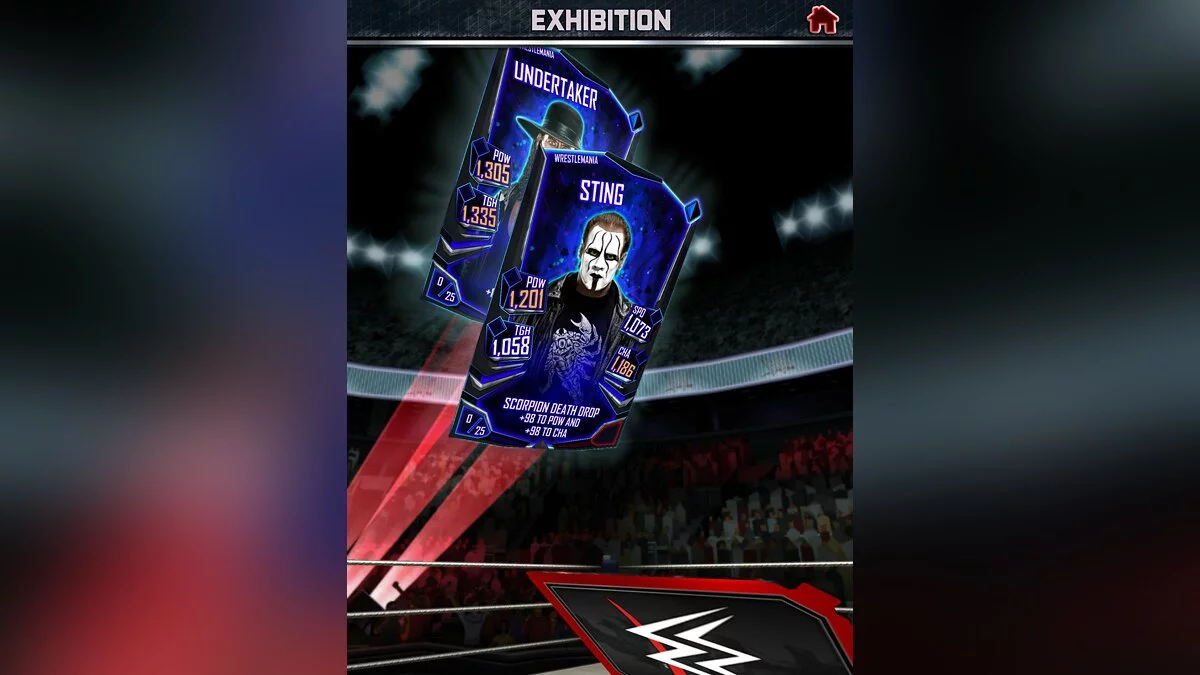 Скриншоты из WWE SuperCard / Картинка 24