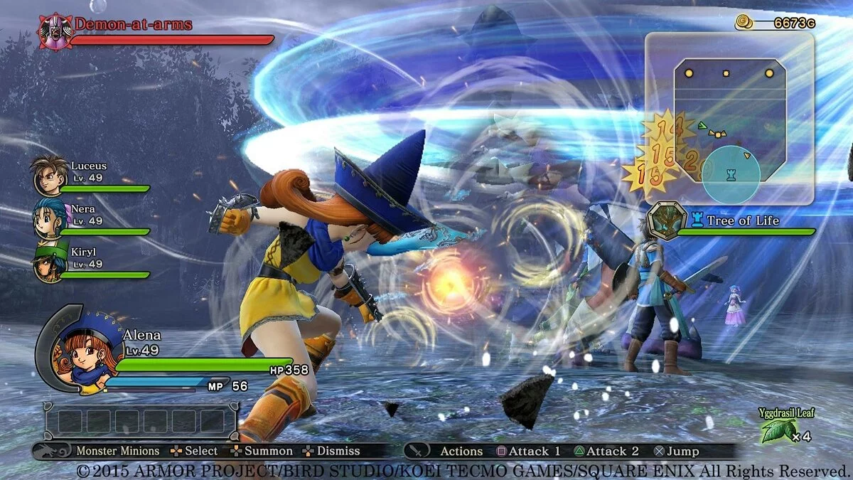 Скриншоты из Dragon Quest Heroes: The World Tree's Woe and the Blight Below / Картинка 73