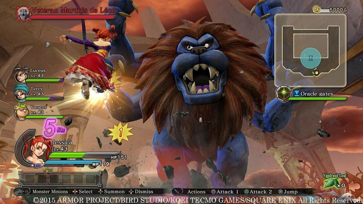 Скриншоты из Dragon Quest Heroes: The World Tree's Woe and the Blight Below / Картинка 76