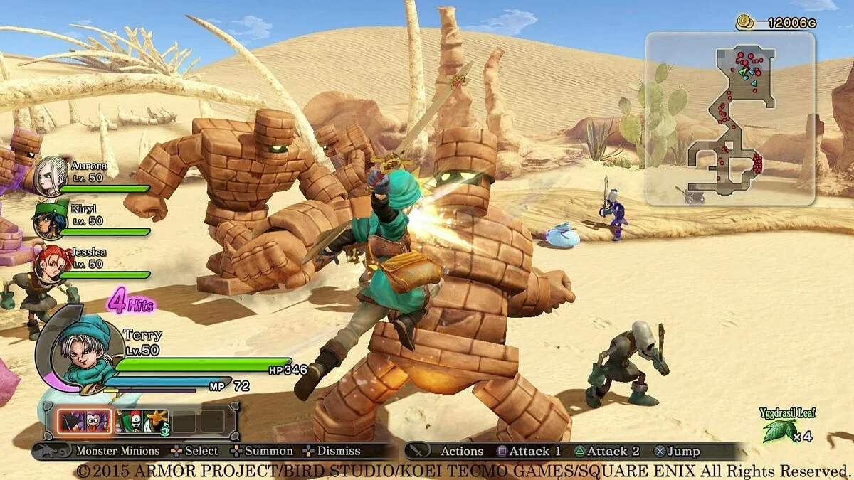 Скриншоты из Dragon Quest Heroes: The World Tree's Woe and the Blight Below / Картинка 77