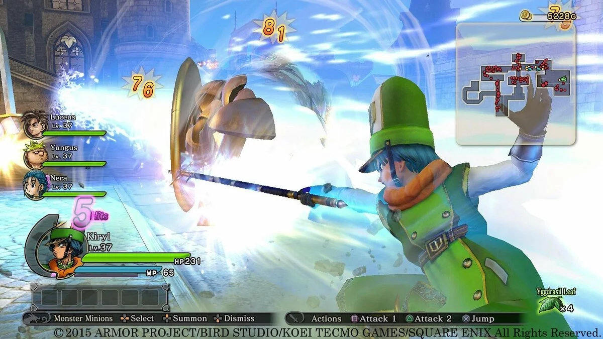 Скриншоты из Dragon Quest Heroes: The World Tree's Woe and the Blight Below / Картинка 83