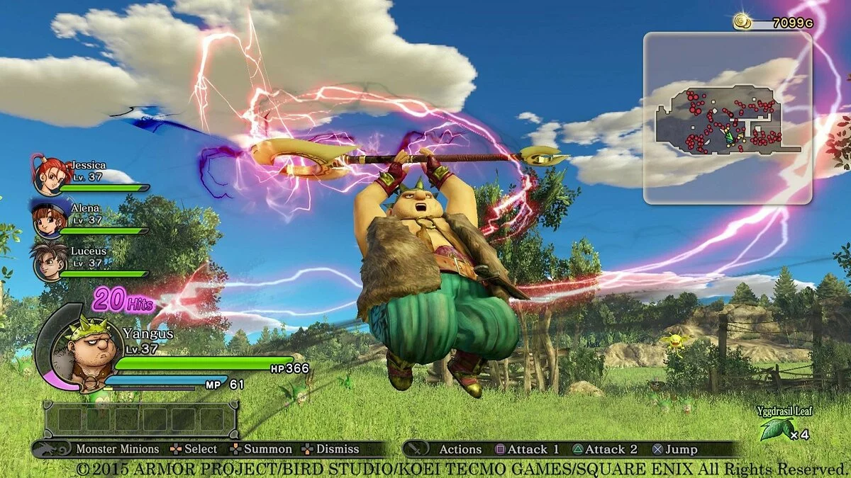 Скриншоты из Dragon Quest Heroes: The World Tree's Woe and the Blight Below / Картинка 86