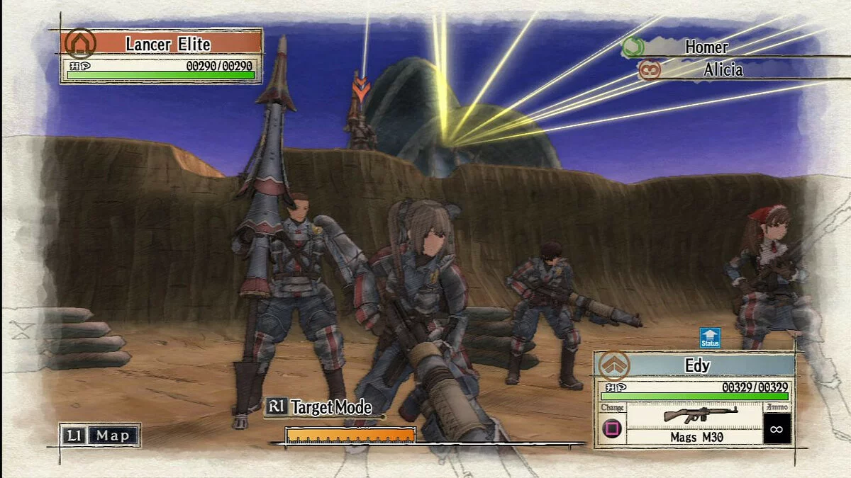 Скриншоты из Valkyria Chronicles / Картинка 9