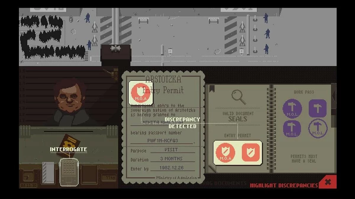 Скриншоты из Papers, Please / Картинка 22