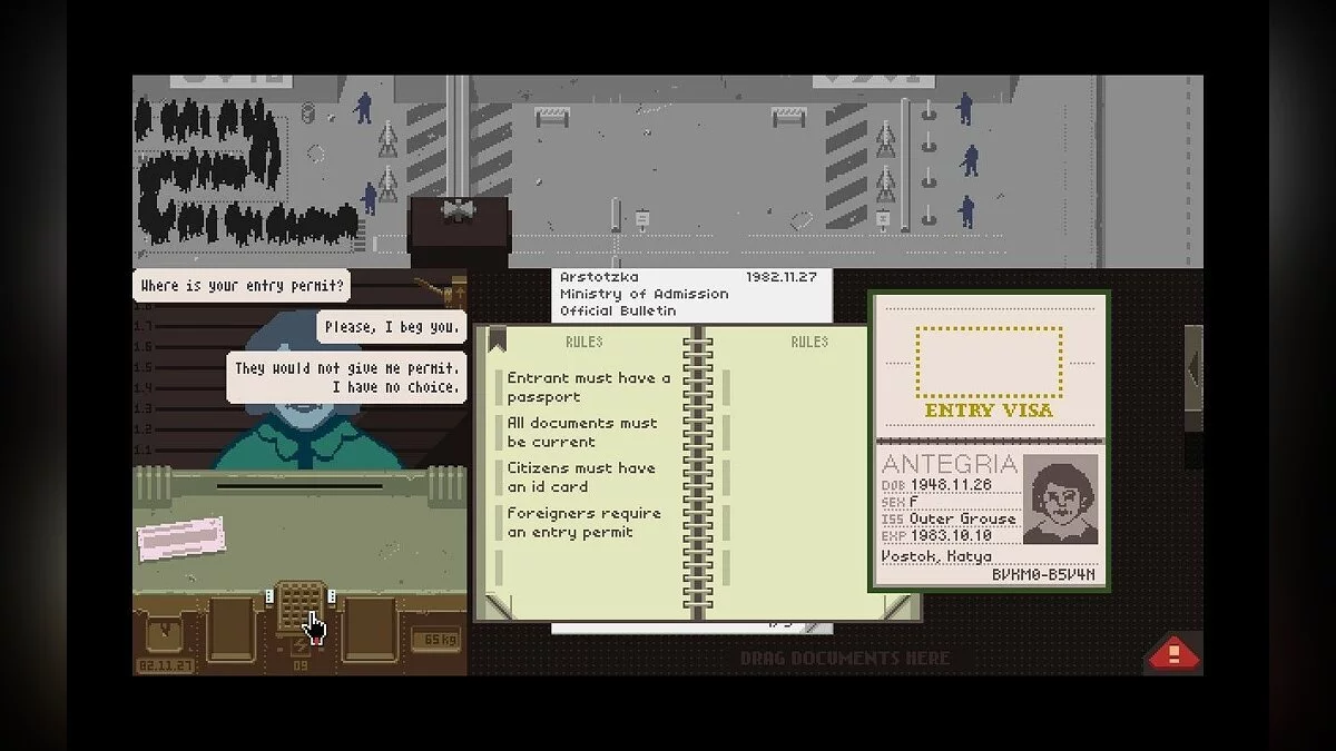 Скриншоты из Papers, Please / Картинка 30