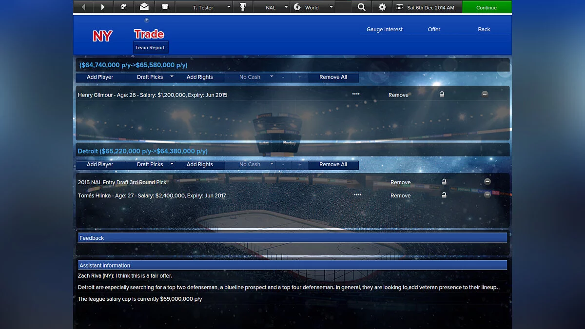 Скриншоты из Eastside Hockey Manager / Картинка 22