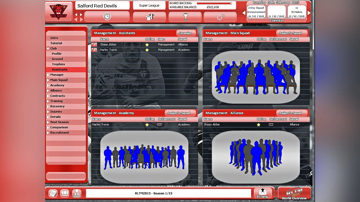 Скриншоты из Rugby League Team Manager 2015 / Картинка 45