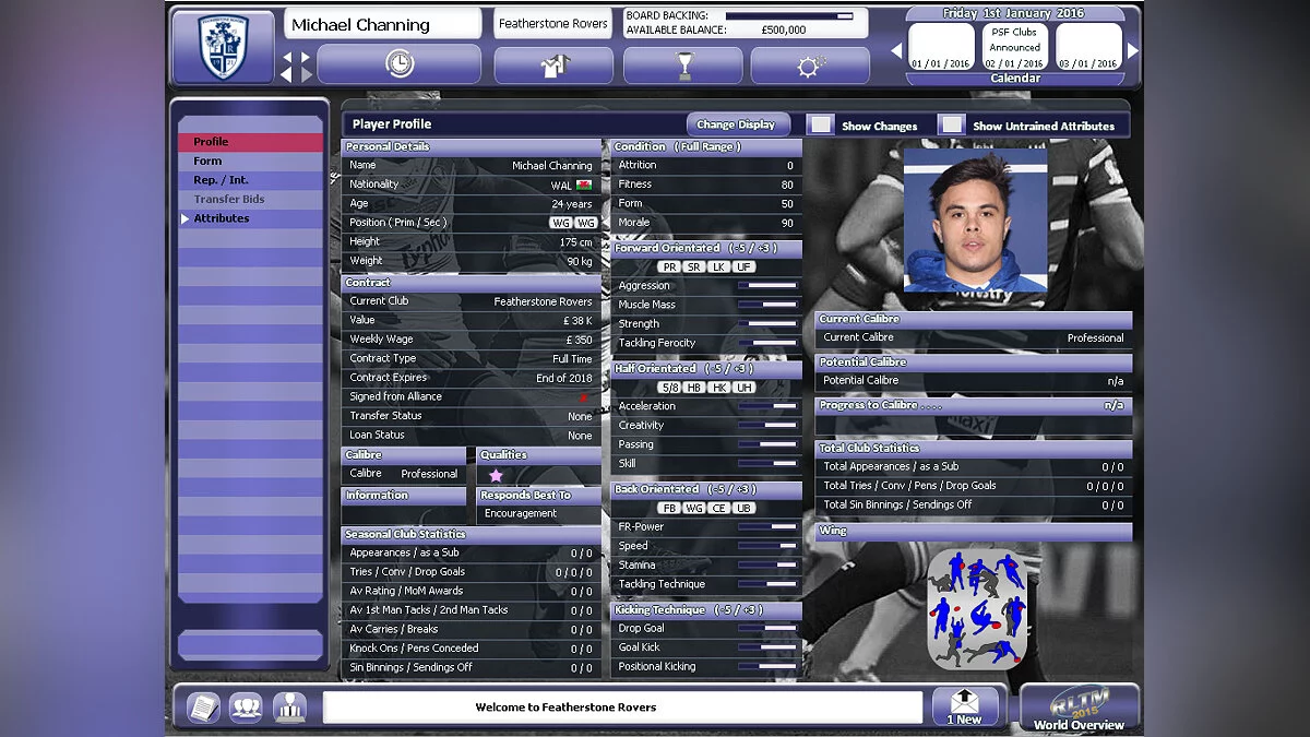 Скриншоты из Rugby League Team Manager 2015 / Картинка 23