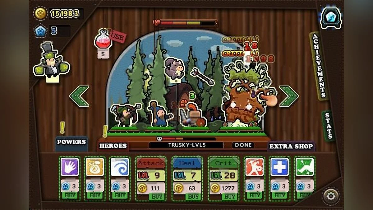 Скриншоты из Tap Heroes / Картинка 1