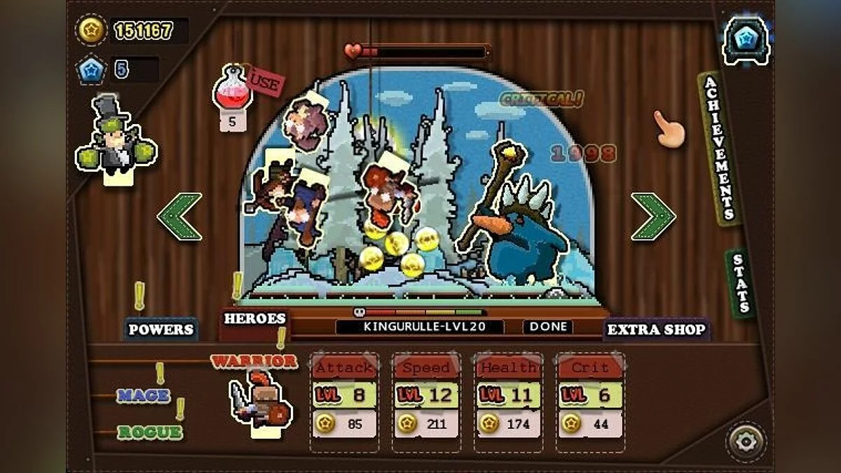 Скриншоты из Tap Heroes / Картинка 2