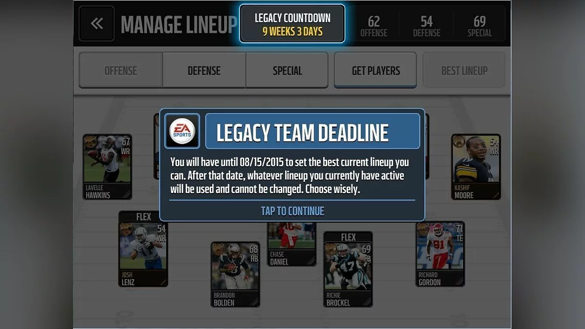 Скриншоты из Madden NFL Mobile / Картинка 3