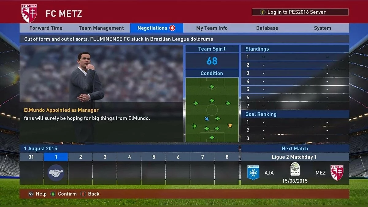 Скриншоты из Pro Evolution Soccer 2016 / Картинка 48