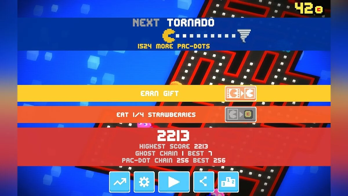 Скриншоты из Pac-Man 256 / Картинка 39
