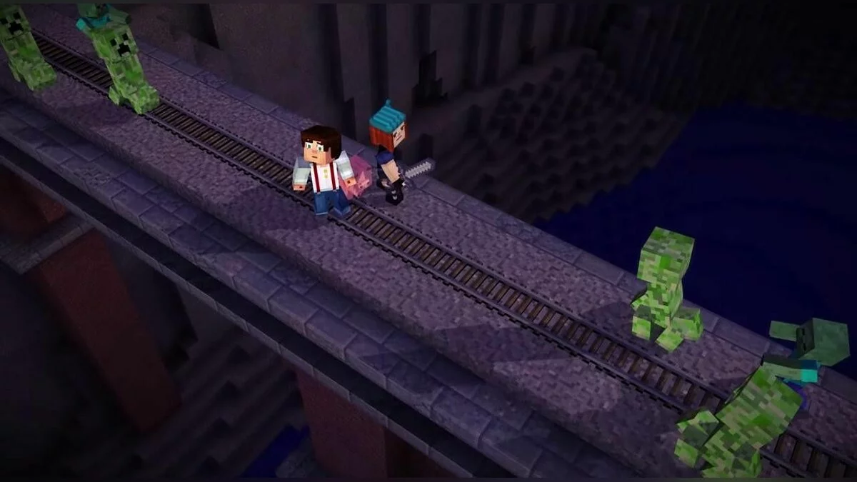 Скриншоты из Minecraft: Story Mode / Картинка 15
