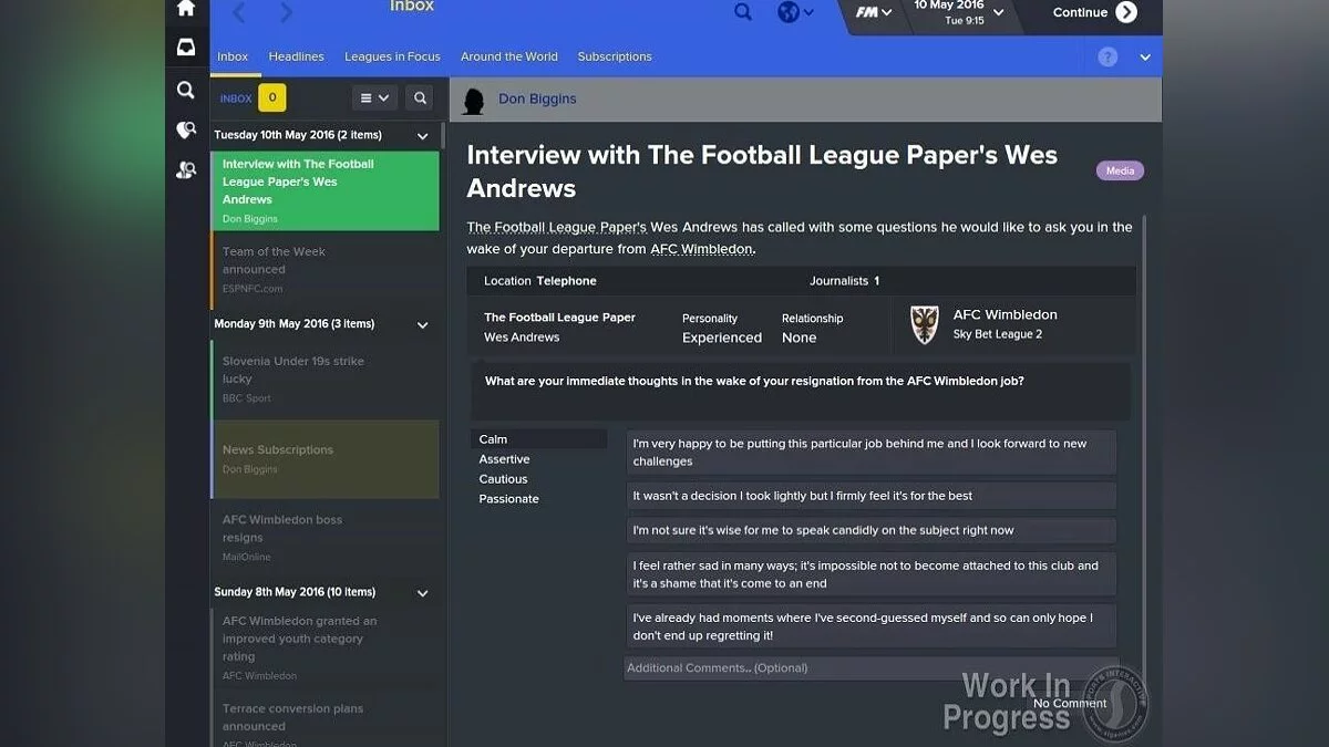 Скриншоты из Football Manager 2016 / Картинка 25