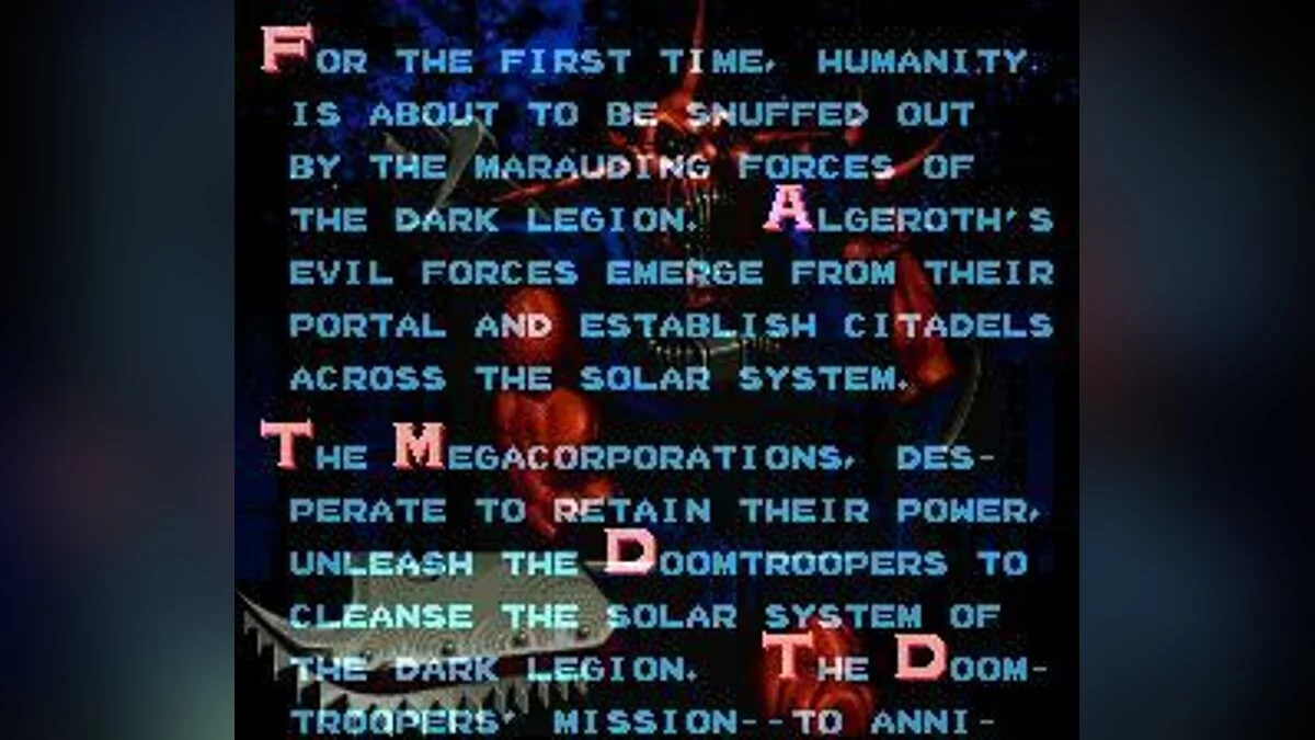 Скриншоты из Doom Troopers: Mutant Chronicles / Картинка 4
