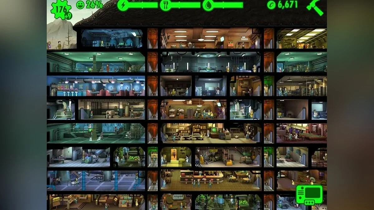 Скриншоты из Fallout Shelter / Картинка 109