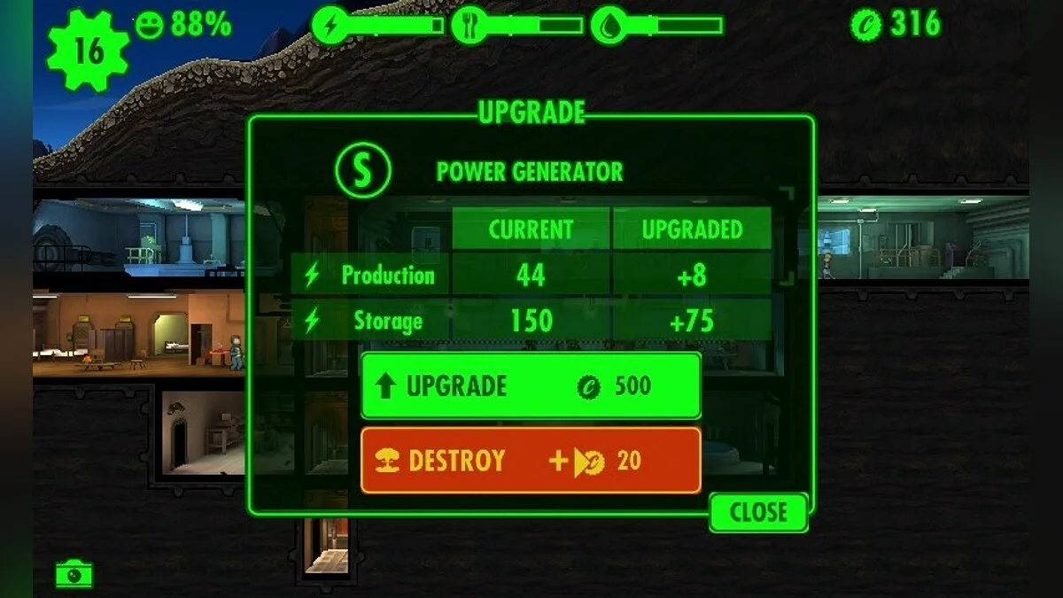 Скриншоты из Fallout Shelter / Картинка 146