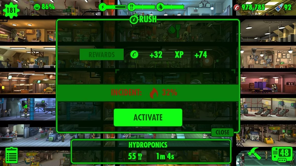 Скриншоты из Fallout Shelter / Картинка 212