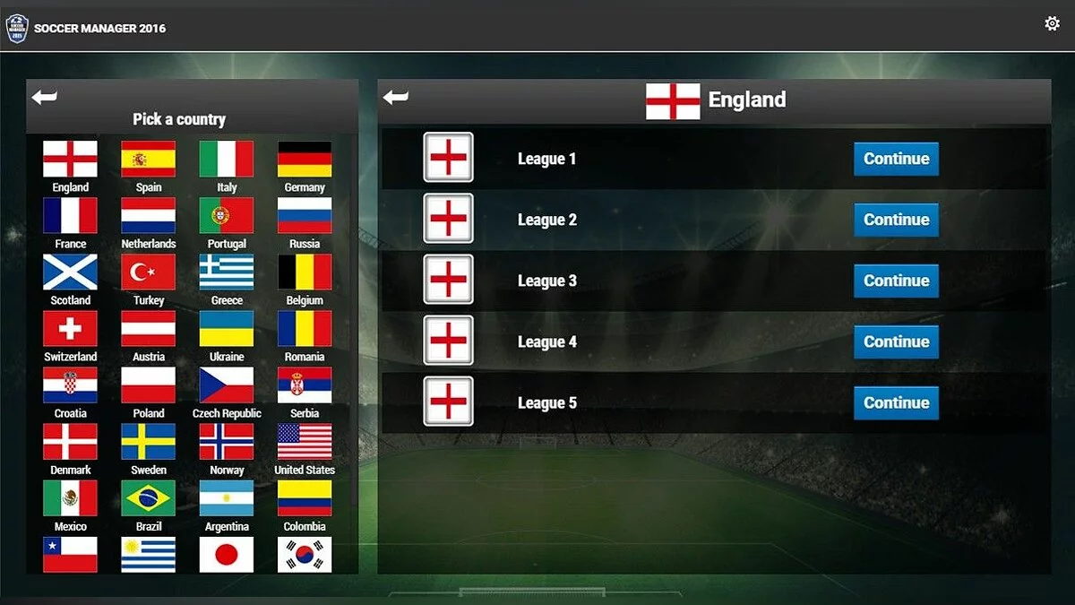 Скриншоты из Soccer Manager 2016 / Картинка 4