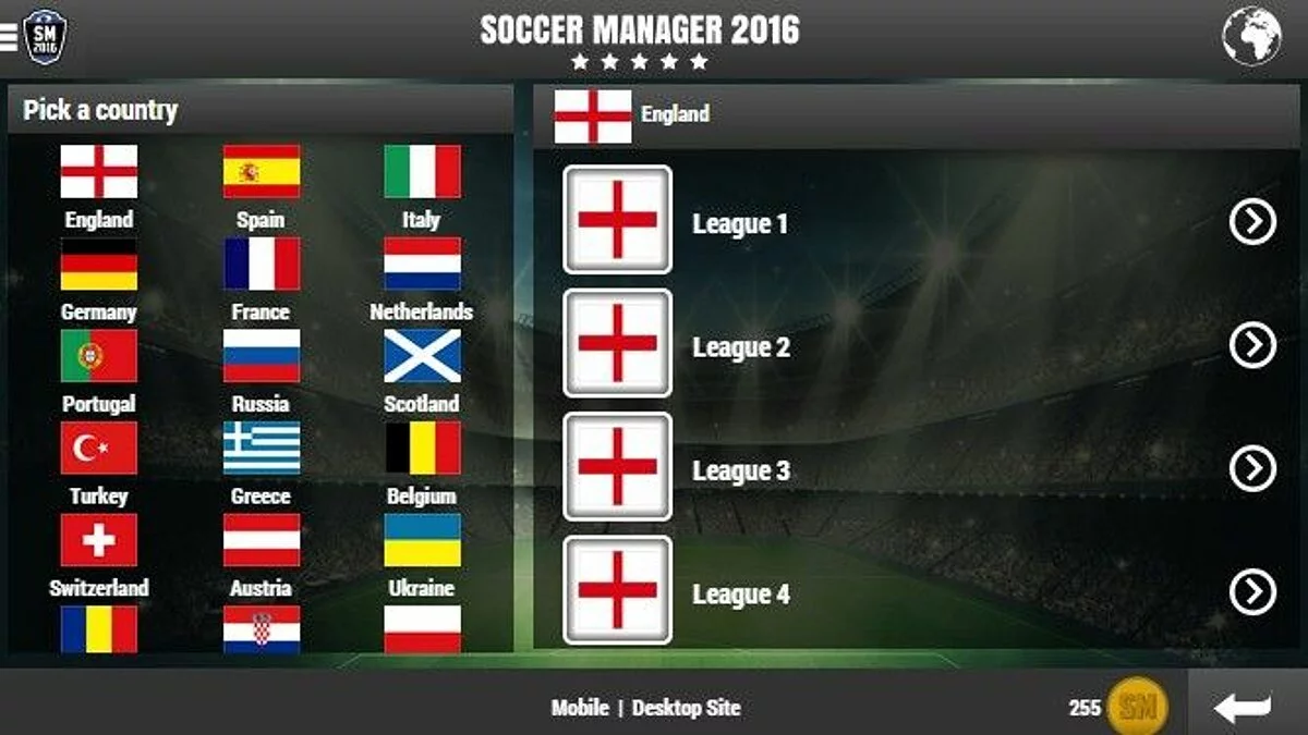 Скриншоты из Soccer Manager 2016 / Картинка 9
