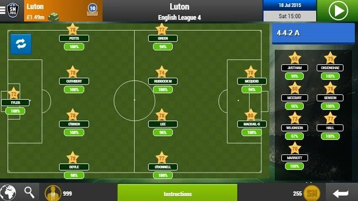 Скриншоты из Soccer Manager 2016 / Картинка 11