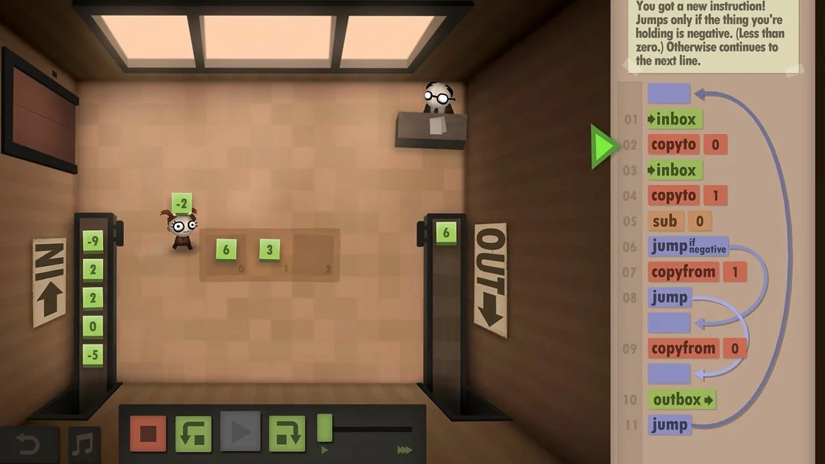 Скриншоты из Human Resource Machine / Картинка 4