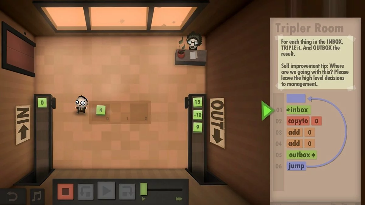 Скриншоты из Human Resource Machine / Картинка 2