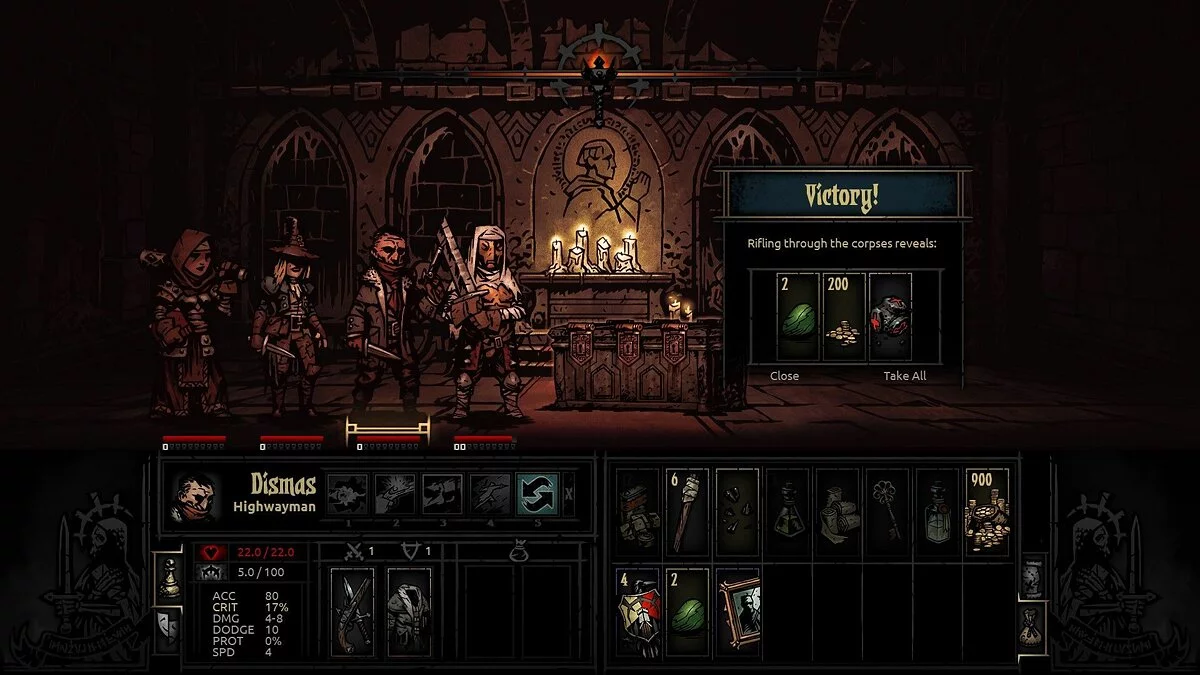 Скриншоты из Darkest Dungeon / Картинка 3