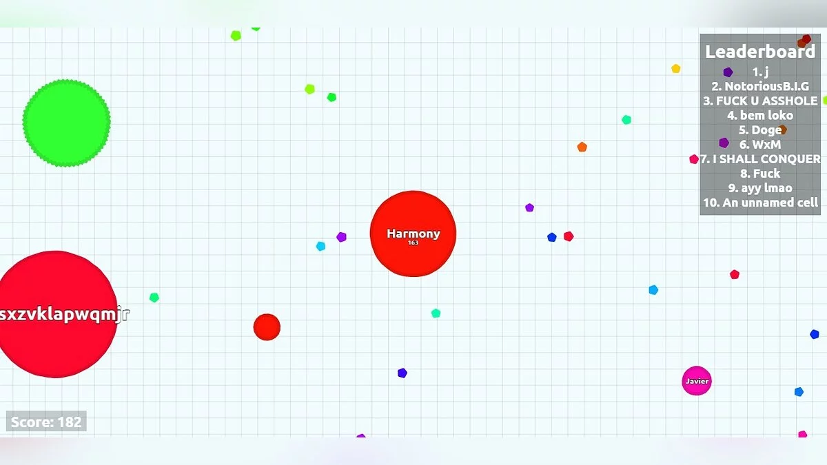 Скриншоты из Agar.io / Картинка 20