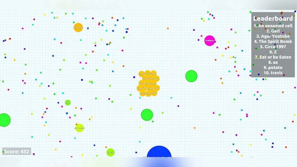 Скриншоты из Agar.io / Картинка 22