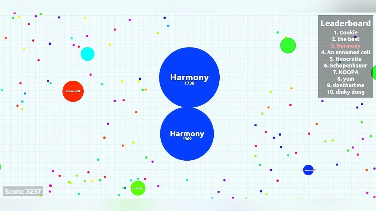 Скриншоты из Agar.io / Картинка 23